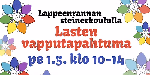 Lasten vapputapahtuma ja takakonttikirpputori