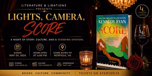 Literature & Libations Presents: Lights, Camera, SCORE