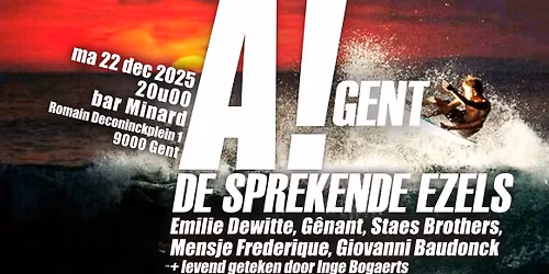 De Sprekende Ezels Gent: December!