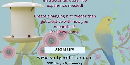 Pottery Class- Bird Feeders