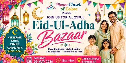Eid Bazaar with Piran, Bay bow-tique & Zareen\u2019s