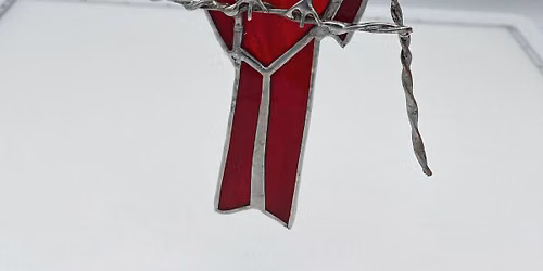 Stained Glass Cardinal workshop