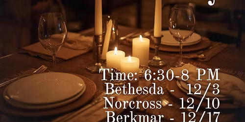 Advent Dinner Study - Norcross