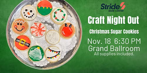 Craft Night Out-Sugar Cookies