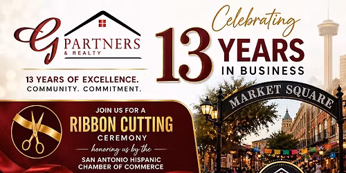 G Partners & Realty 13th Anniversary Ribbon Cutting Celebration
