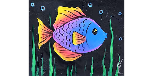 Glowing Fish - Paint and Sip in Houston | Classpop!\u2122