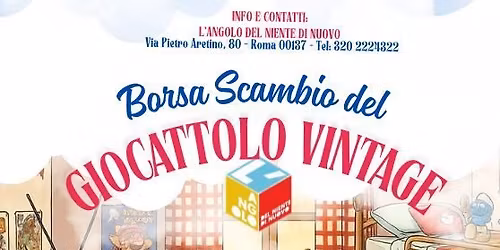 Borsa scambio del giocattolo vintage 31 gennaio-1 febbraio
