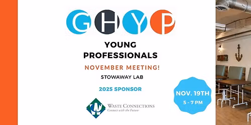 Young Professionals Meeting at Stowaway Labs
