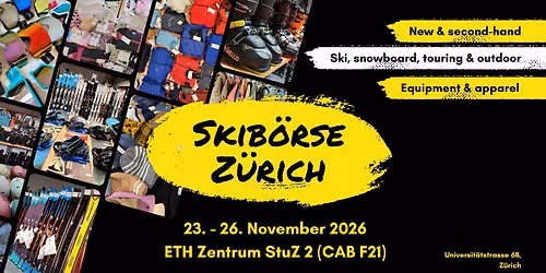 Skib\u00f6rse Z\u00fcrich ETH Zentrum 2026