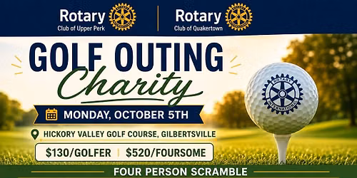 Joint Golf Outing - Upper Perk & Quakertown Rotary Clubs