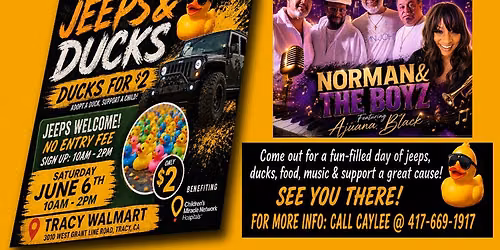 Jeeps and Ducks! — 3010 W Grant Line Rd, Tracy, CA 95304-9402, United States