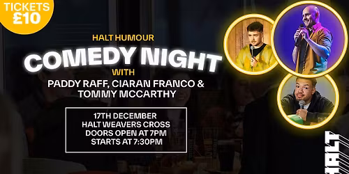 HALT Comedy Night