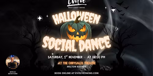 Evolve November Spooky Halloween West Coast Swing Social Dance