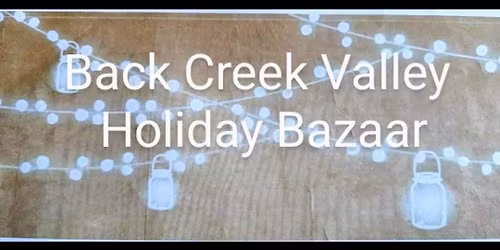 Back Creek Valley Holiday Bazzar