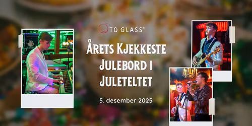 Julebord i juleteltet med Haugaland Party Band 