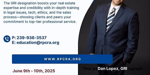 GRI 101 - Professionalism & the Law - RPCRA (2 Days)