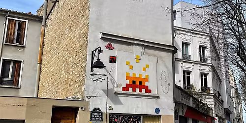 PARIS BUTTE AUX CAILLES - CHASSE AUX SPACE INVADERS ET BALADE STREET-ART