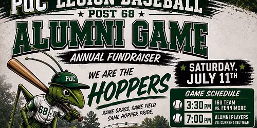 PdC Legion Baseball Post 68 Alumni Game & Annual Fundraiser