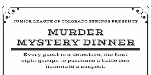 Murder Mystery Dinner