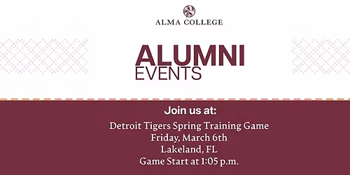 Scots Alumni, Family, and Friends at Detroit Tigers Spring Training