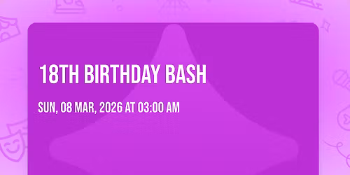 18th birthday bash