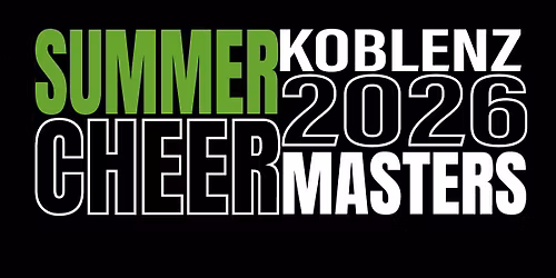 SummerCheerMasters 2026 - Koblenz