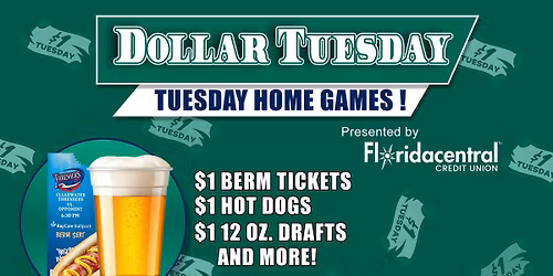 Dollar Tuesday at Clearwater Threshers