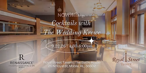 Cocktails with The Wedding Krewe (Alabama - September 2026)