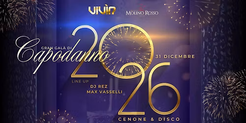 CAPODANNO al Molino Rosso VIV\u00ccR | 31 dicembre 2025 | Imola