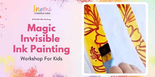 Magic Invisible Ink Painting - STEAM Workshop