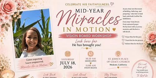 Mid-Year Miracles in Motion Vision Board Workshop 