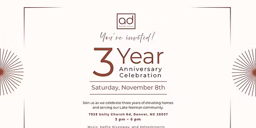 Awake Decor\u2019s 3 Year Anniversary Celebration