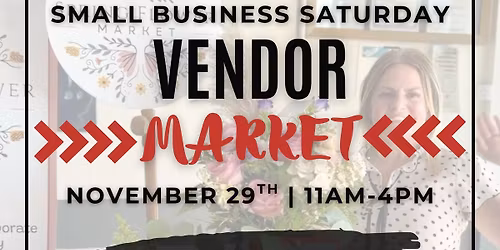 Vendor Market!