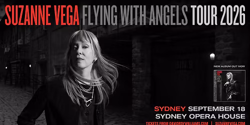 SUZANNE VEGA | Fri 18 Sept 2026 | Sydney Opera House