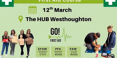 First Aid Training - The Hub, Westhoughton