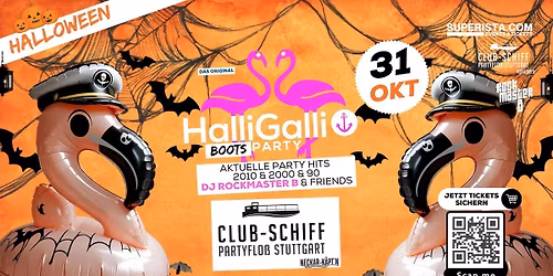 \ud83c\udf83\ud83d\udea4 HALLOWEEN HALLI GALLI BOOTS PARTY \u2013 LAST CALL! \ud83e\udda9\u2728