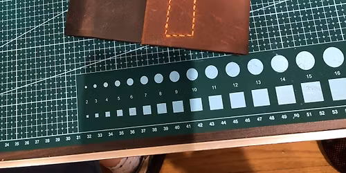 Making a Leather Notebook Cover Workshop