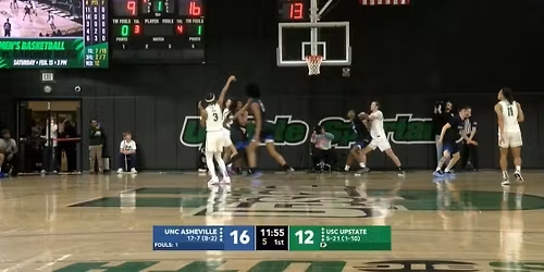 USC Upstate Spartans at North Carolina Tar Heels Mens Basketball