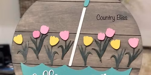 Brewhouse Spring Door Hanger Paint Night !