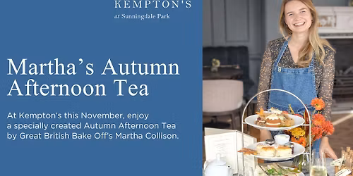 GBBO Star Martha’s Autumn Afternoon Tea
