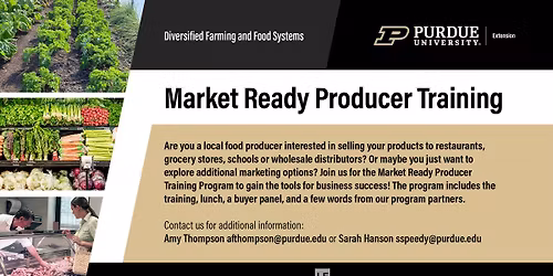 MarketReady Producer Training Program - Shelbyville May 14
