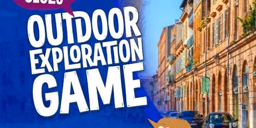 Jeu d'exploration en plein air dans la vieille ville de Toulouse