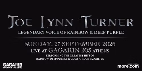 JOE LYNN TURNER - LIVE IN ATHENS 