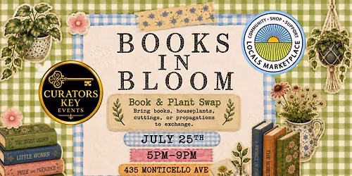 Books in Bloom Market - Free Entry