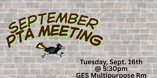 GES PTA September Meeting