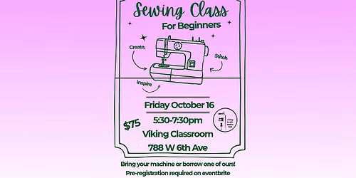Intro to Home Sewing with Sierah