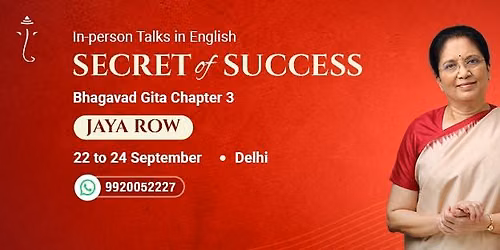 The Secret of Success | Jaya Row