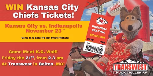 K.C. Wolf Giving Away Indianapolis Tickets at Transwest