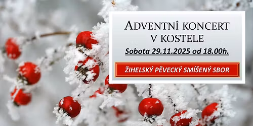 Adventní koncert u nás v kostele