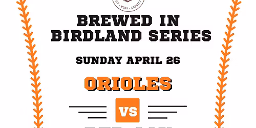 Brewed in Birdland\u26be\ufe0f\ud83e\udde1\u2615\ufe0f